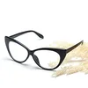 Latest Trendy Fashion Women Cat Eye Glasses Frames Clear Eyeglasses Ladies Spectacles Frame Retro Oval Cat Eye Glasses Frame