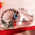 Wholesale Price Faceted Crystal Diamond With Different Glass Gems Colors