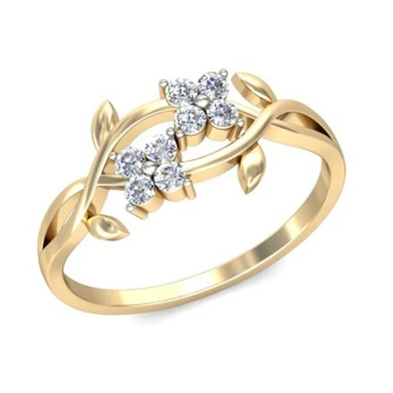 2019 Hot Fashion Lovely Gold Plated Rings for Women Party Love Leaves Ring Wedding Rings Gold
2019 Hot Fashion Lovely Gold Plated Rings for Women Party Love Leaves Ring Wedding Rings Gold