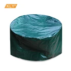 Materiale PE patio copertura tavola rotonda copertura set