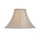 Customize Size Natural Colored Round Bell Hard Back Hanging Fabric Lamp Shade For Support