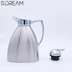 Insulated stainless steel turkish double tea pot kettle set