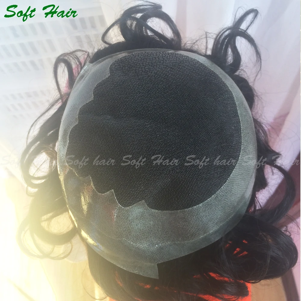 8a grade high quality human hair toupee wig with PU around german lace hair toupee black mens toupee
8a grade high quality human hair toupee wig with PU around german lace hair toupee black mens toupee