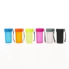 2019 cheapest custom printed LOGO portable water bottle outdoor sports bottle plastic cup advertising cup