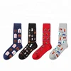 China sock manufacturers women combed cotton 200 needle wholesale men custom logo socks