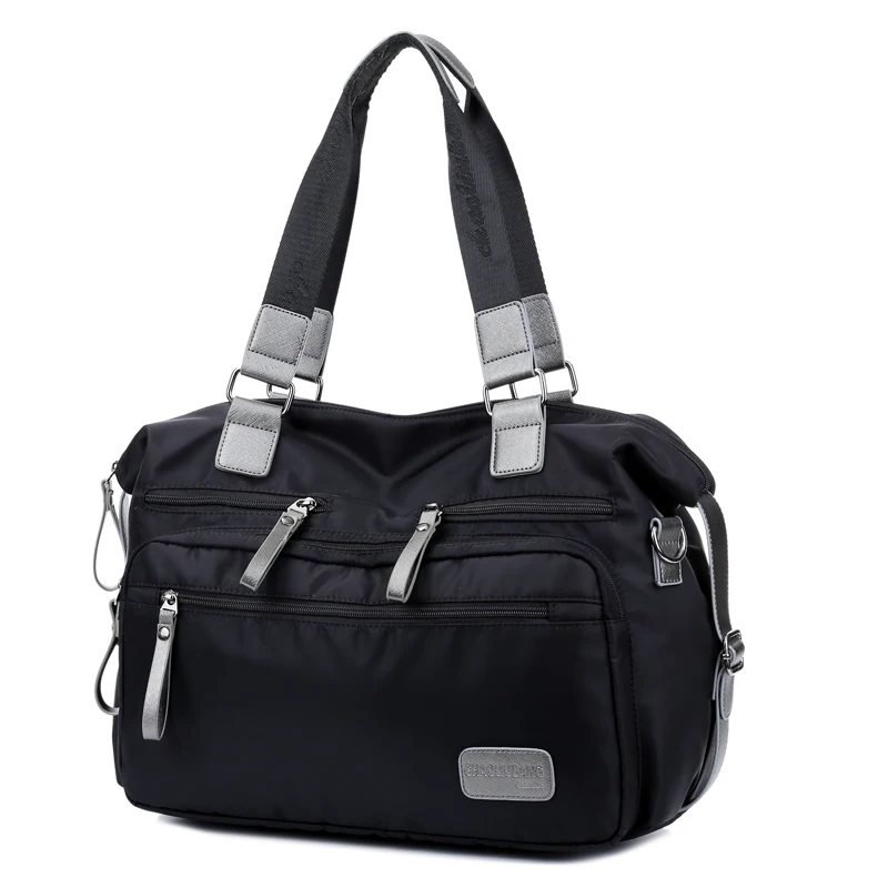 Fashion Large-capacity women waterproof nylon handbag lady single shoulder bag, Black, purple, dark blue or customized
Fashion Large-capacity women waterproof nylon handbag lady single shoulder bag, Black, purple, dark blue or customized
