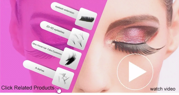 oem short custom brand length natural 3d mink false eyelashes