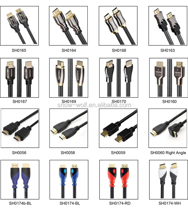 Stock 2M 6FT Version 2.0 HDMI cable 4K Ultra HD HDCP 2.2 18Gbps High Speed HDMI HDTV Cable - ANKUX.COM