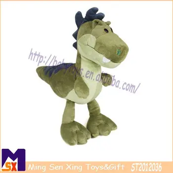 cute green dinosaur plush