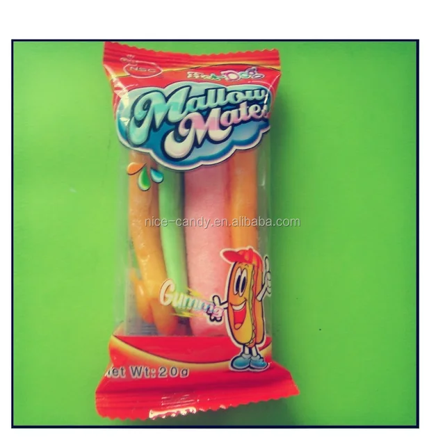 fast food series 20g mashmallow gummy hotdog gummi jelly candy