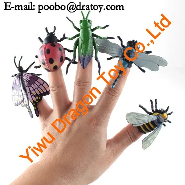 Novelty finger puppet birds with good quality