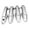 Silver Mirror Triple Chrome Door Handle Cover Trims For Honda Ci vic 07-11 Brand New 8Pcs