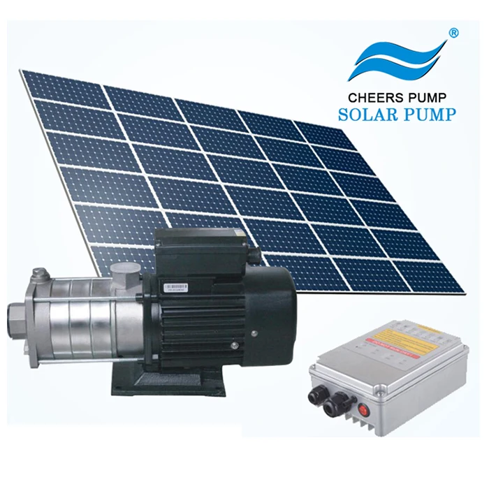 solar pump system JCM 48v 72v solar dc surface water pump with solar panels