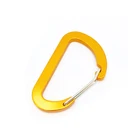 Wholesale D Shape Small Mini Aluminum Hooks Carabiner