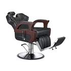 Pengde Modern Ergonomic Black Beauty Dressing Salon Equipment Hair Salon Furniture