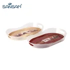 Cheap Non-Slip Plastic Coffee Food Serving Plant Tray
