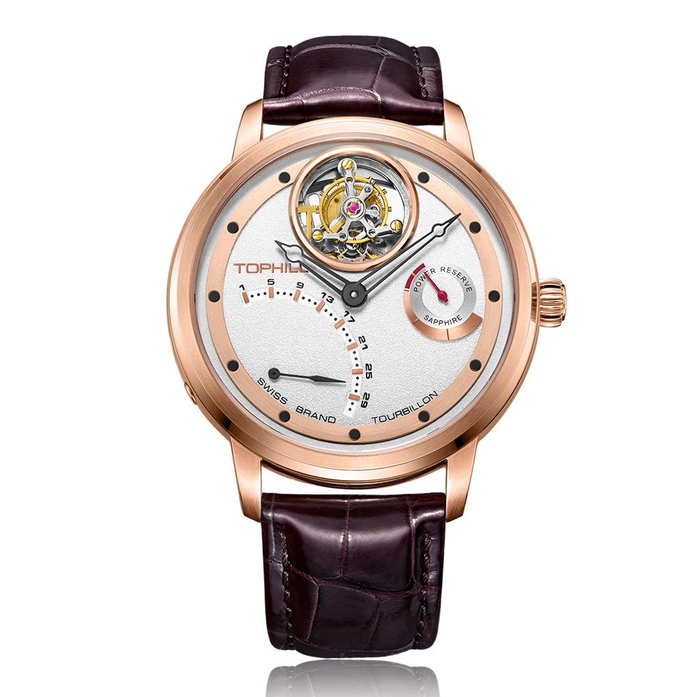 OEM Stainless steel men watch custom power reserve Automatic movement mens leather Watch
OEM Stainless steel men watch custom power reserve Automatic movement mens leather Watch