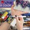 amazon hot Watch Style 12 colors watercolor paint pan set with 6 replaced colors