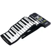 Flexible, Completely Portable, 88 Standard Keys, Battery or USB Powered Black color Hand Roll Piano