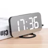 2018 Patent LED Digital Desktop Alarm Clock With Wake Up USB Charger For Home Decor