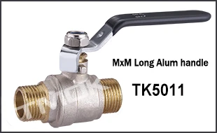 brass ball valve Single union 15mm/20mm/25mm pipe cock with aluminum T handle CE approved