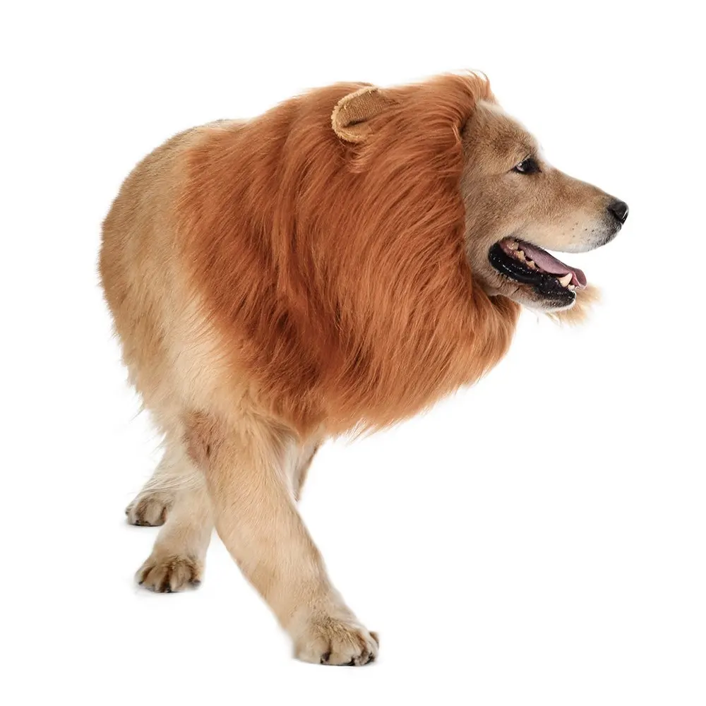 High Quality Factory Realistic and Funny Hair Party Festival Dog Lion Mane, Light brown, dark browk, white, black
High Quality Factory Realistic and Funny Hair Party Festival Dog Lion Mane, Light brown, dark browk, white, black