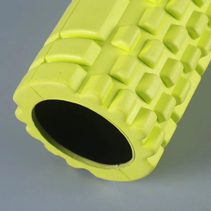Deep-tissue grid massage foam roller muscle pain relief therapy roller yoga eercise foam roller -mimic size easy carry