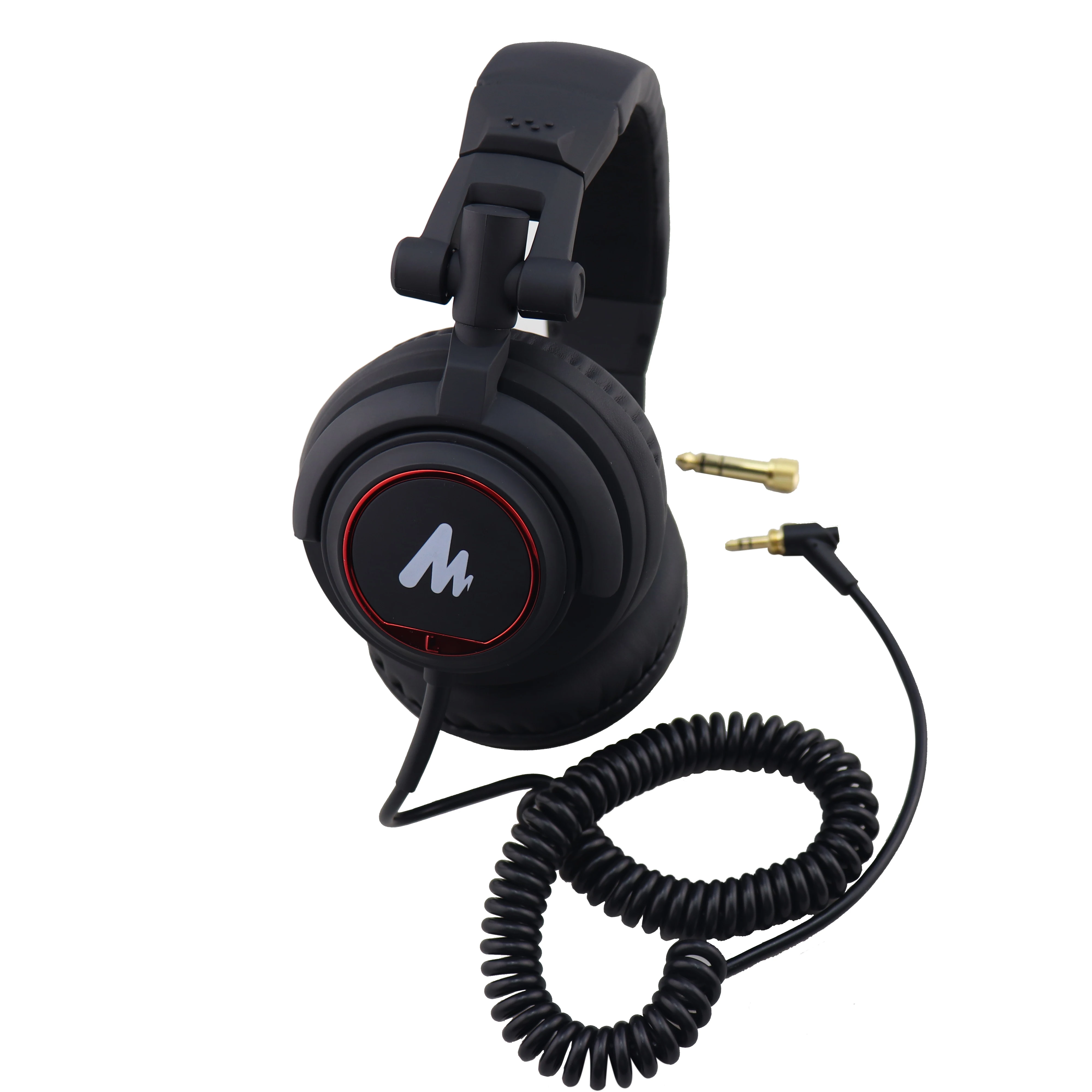 High sound quality Professional Studio Monitor Headphones for studio microphone, Black-red
High sound quality Professional Studio Monitor Headphones for studio microphone, Black-red
