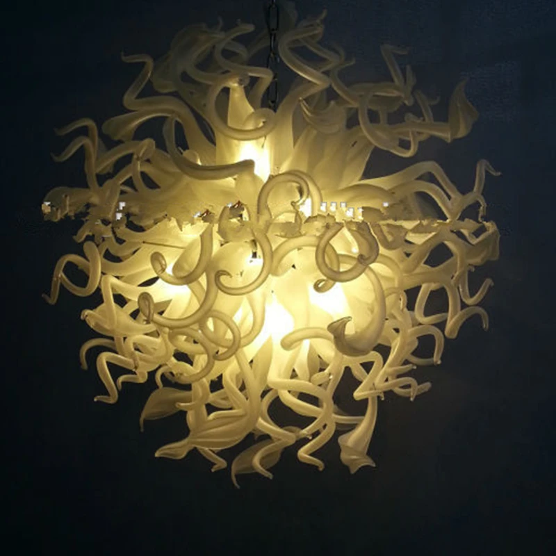 Fine Art Round Shaped Lamp Glass White Pendant Chandelier
Fine Art Round Shaped Lamp Glass White Pendant Chandelier