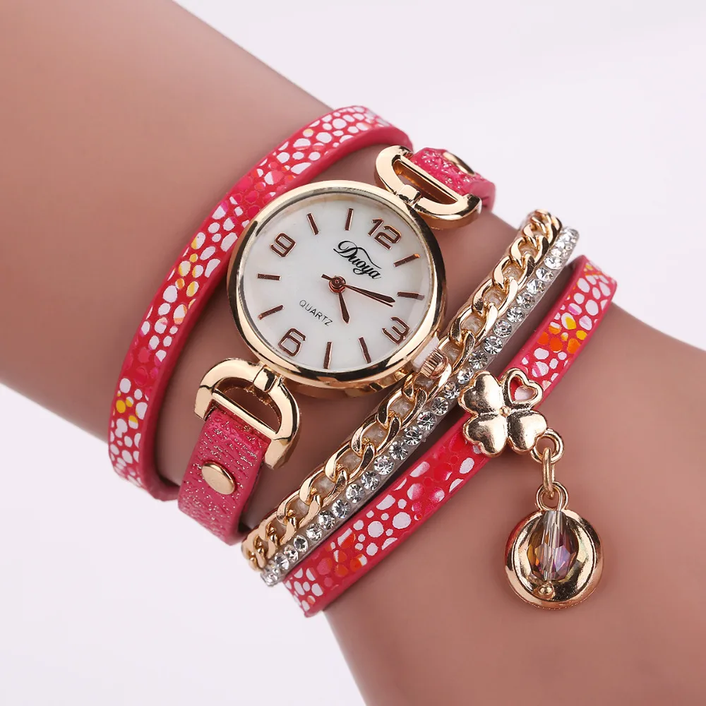 Duoya Fashion Gold Bracelet Women Quartz Watch Rhinestone PU Leather Ladies Dress Watches Heart Luxury Wristwatch Lady Watch, Black;white;red
Duoya Fashion Gold Bracelet Women Quartz Watch Rhinestone PU Leather Ladies Dress Watches Heart Luxury Wristwatch Lady Watch, Black;white;red