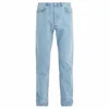 Customized comfortable fabric light blue Jeans
