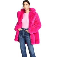 Latest winter jacket elegant style lapel collar open stitch fashion mink fur faux fur coat pink
Latest winter jacket elegant style lapel collar open stitch fashion mink fur faux fur coat pink