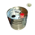 metal buckets 10 liter round shape empty paint drum with plastic cap