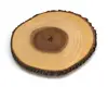 Tree Bark Footed Server for Cheese, Crackers, and Hors D'oeuvres