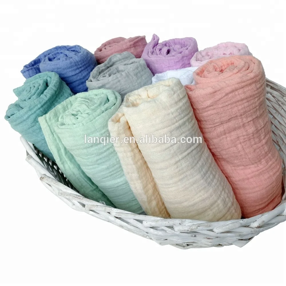 Miracle baby solid color cotton muslin Baby Swaddle Blankets Soft Breathable Comfortable, 10colors available
Miracle baby solid color cotton muslin Baby Swaddle Blankets Soft Breathable Comfortable, 10colors available