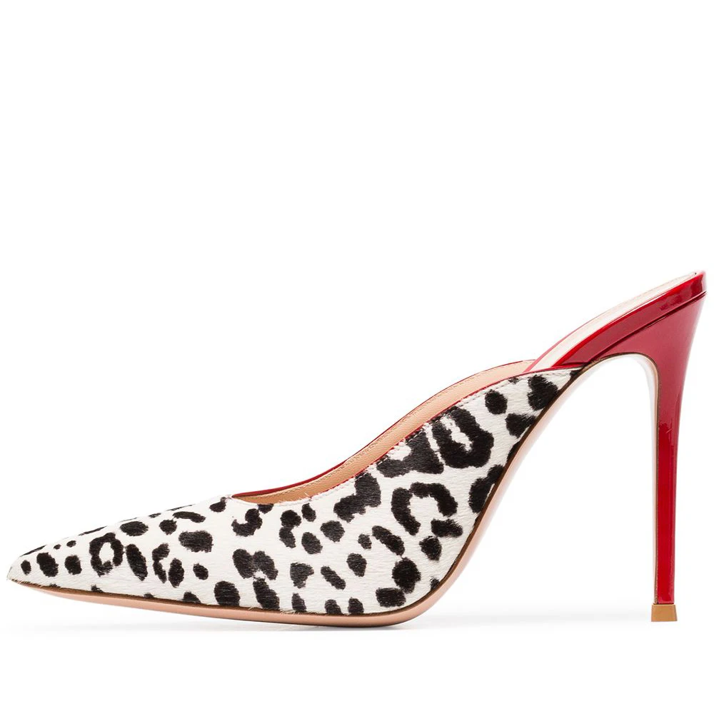 Factory Big Size China Supplier Sexy Evening Dress Heels White Leopard High Heel Summer Shoes Pointed Toe Women High Heel Mules, Black and white
Factory Big Size China Supplier Sexy Evening Dress Heels White Leopard High Heel Summer Shoes Pointed Toe Women High Heel Mules, Black and white