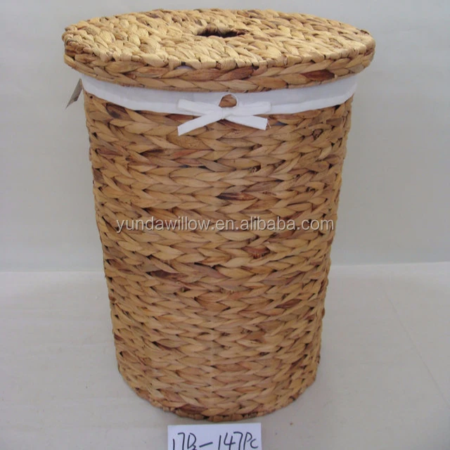 natural large storage hampers natural water hyacinth baskets