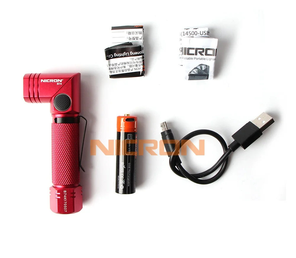 14 USB charging flashlight