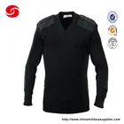 Wool / Acrylic V Neck Military Custom Sweater For Tender