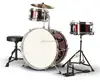 Black PVC wrapped finish drums for musical instruments for sale