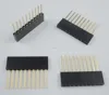 2.54mm Pitch 10 Pin Single Row Stackable Shield Female Header for Arduino
