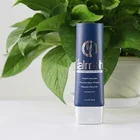 Beauty soft clear round cosmetic plastic toothpaste tube packaging