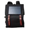 Outdoor travel red solar chargeable mobile phone shoulder bag