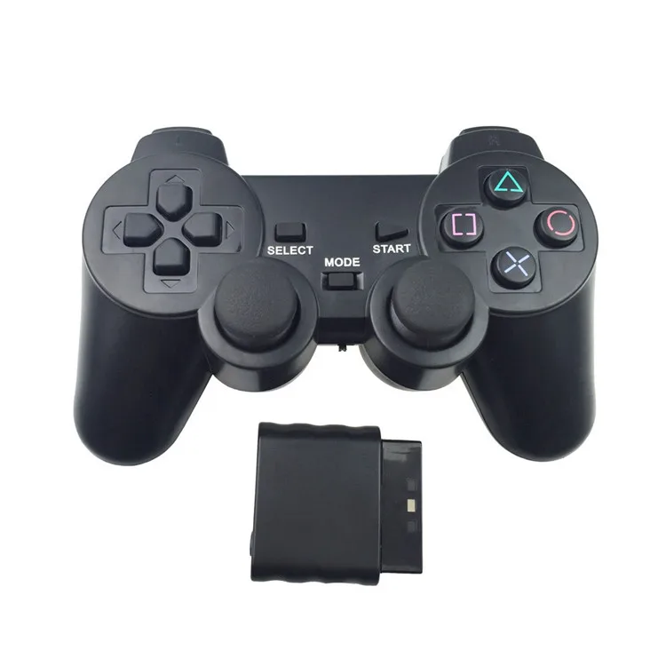 

OEM gamepad gaming joypads PlayStation 2 joystick for PS2 wireless controller, Black
