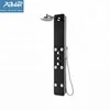 Black glass bathroom shower panel with low price