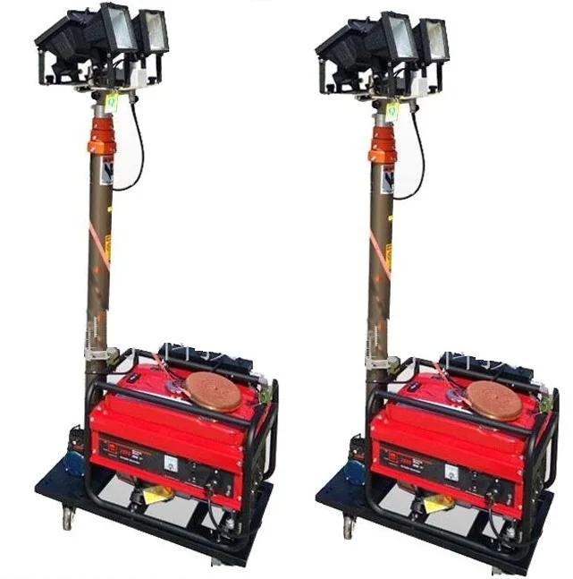gasoline engine outdoor flood light tower