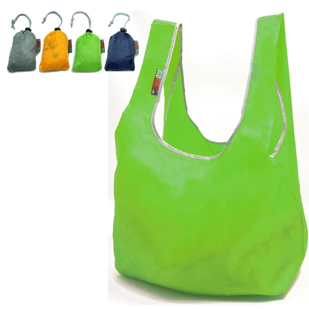 High quality market tote nylon foldable shopping bag