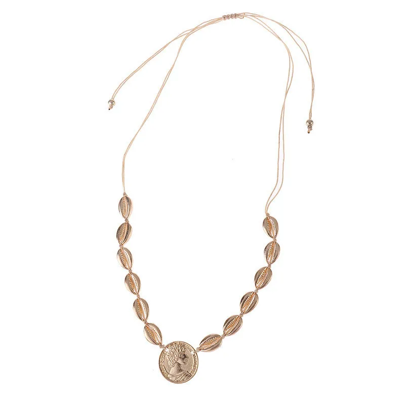 European Style Pop Simple design Beauty Head Pendant Cowrie Shell Jewelry Necklace Seashell Beads Pretty Cowrie Shell Necklace, Picture
European Style Pop Simple design Beauty Head Pendant Cowrie Shell Jewelry Necklace Seashell Beads Pretty Cowrie Shell Necklace, Picture
