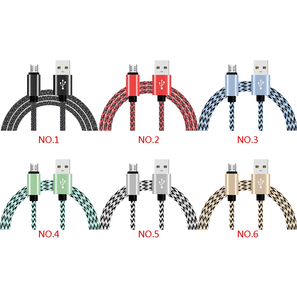 Nylon Braided Data Transmit And Charging Cable Type A & Micro Usb Connector 
Nylon Braided Data Transmit And Charging Cable Type A & Micro Usb Connector