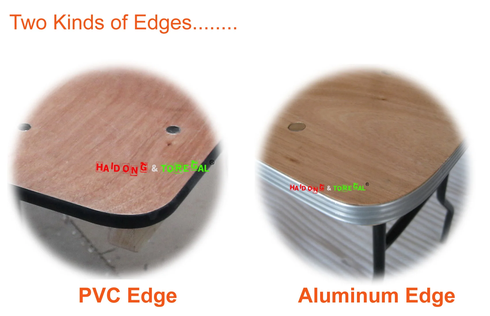 EDGE OF TABLE